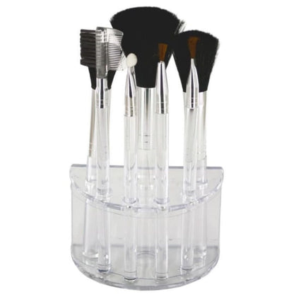 Cosmetic Brush Set Plastic Stand