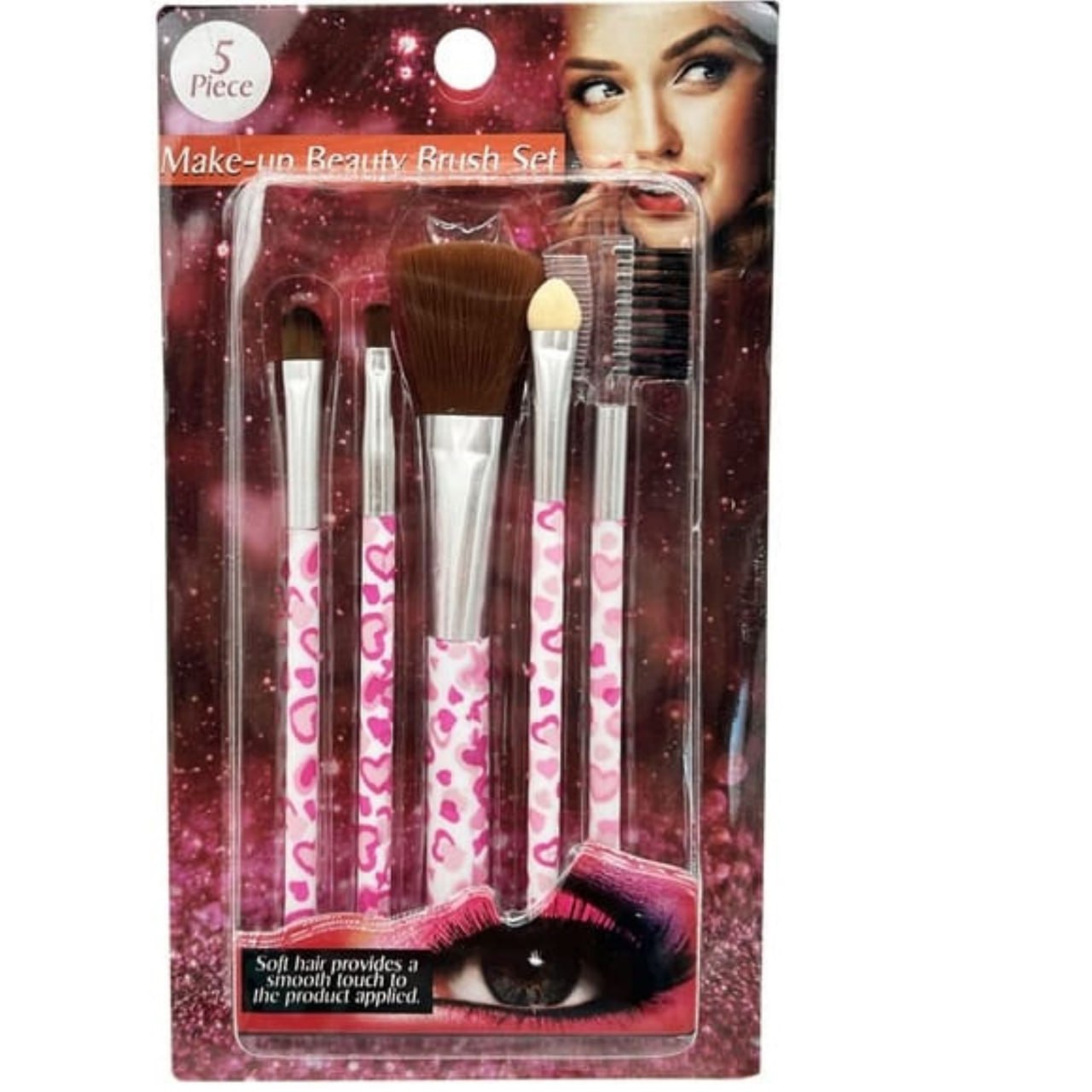 5 Pzs Make-up Beauty Brush Set