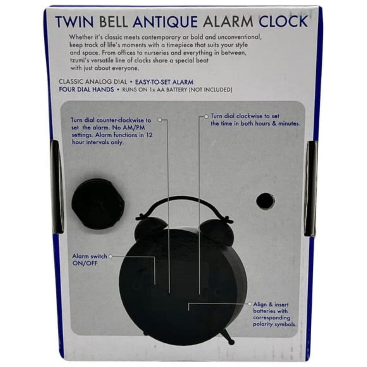 Alarm Clock (Twin Bell Style)