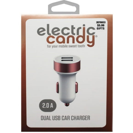 Dual USB Car Charger E/Candy